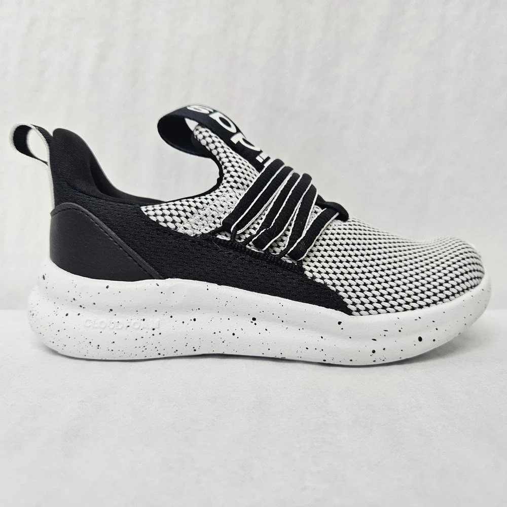 Adidas Lite Racer Adapt 7.0‎ K Athletic Shoes IE6384 Black White Kids Size 13K